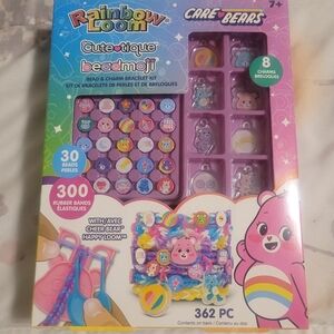 Rainbow Rainbow Loom Care Bears Bracelet Kit - Pink, Purple, Blue, Yellow, Green